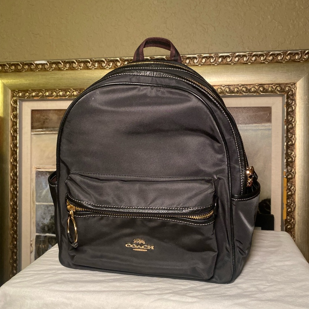 Coach Black Backpack l